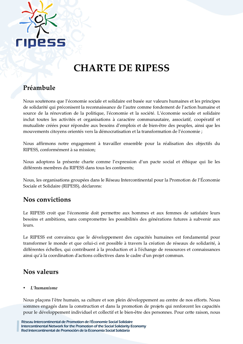 Charte ESS