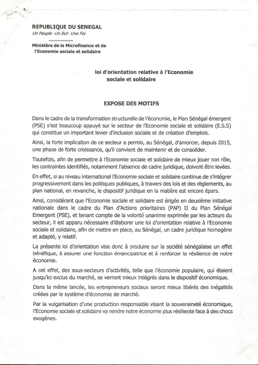 Loi d’orientation ESS